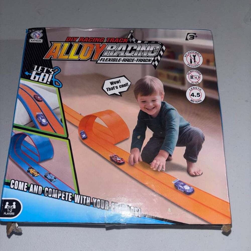 Katrain Alloy Racing DIY Flexible Race Track 4.5 Meters